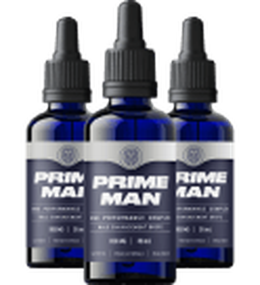Three bottles of Prime Man Male Enhancement Drops, the middle tier the seller offers