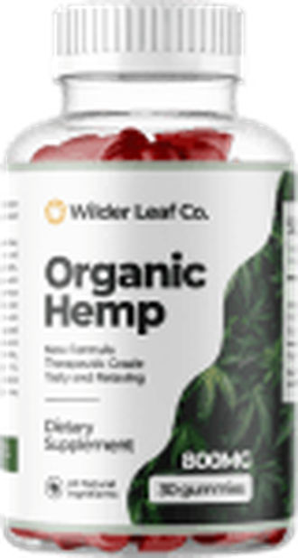 Wilder Leaf Co. Organic Hemp gummies bottle, 800 mg, 30 gummies